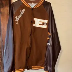 ブラウン スタジャン E刺繍 Paradise