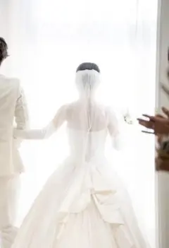 新婦用 ウェディングベール コーム付き 約107cm 結婚式 前撮り ミドル美品