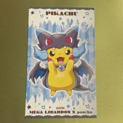 ポケモン名刺カード ポンチョを着たピカチュウ メガヤミラミ