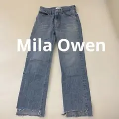 Mila Owen ミラ オーウェン カットオフデニムパンツ ライトブルーのサムネイル
