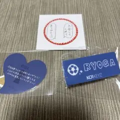 KO1KEYZ ファンミ　飯塚亮賀　カプセルトイ　ステッカー　ネームプレート