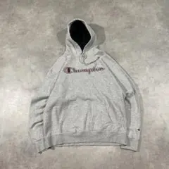 USA古着championチャンピオン Parkerパーカー　グレー　大きめXL