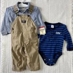 OshKosh デニムオーバーオール 長袖シャツ 新品未使用 タグ付き