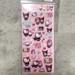 サンリオ ラメ入り 樹脂盛りシール ハローキティ マイメロ クロミ シナモロール