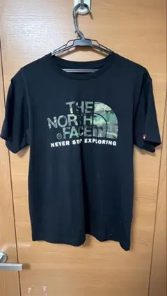 THE NORTH FACE Tシャツ Lサイズ 黒 カモフラージュ