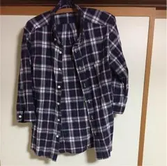 グリーンレーベル  チェックネルシャツ