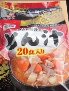 りえっクマ様専用　神州一味噌 コクが自慢のとん汁 20食入り 生みそタイプ