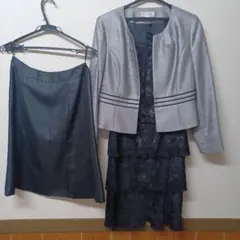 COCCOLUSSI ジャケットとスカート3点セット 　11号