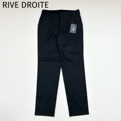 【リヴドロワ】パンツ　M　新品タグ　日本製　シンプル　黒　パイピング　きれいめのサムネイル
