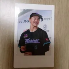 千葉ロッテマリーンズシークレットチェキ西川選手