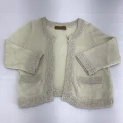 324-ш/ nano UNIVERSE 七分袖 カーディガン アイボリー系