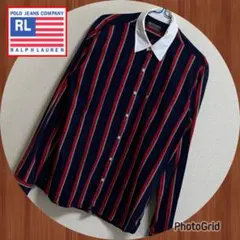 POLO JEANS COMPANY ポロジーンズ ストライプ シャツ