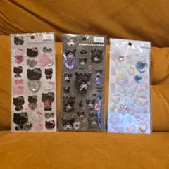 キラキララインストーンシール3点セット