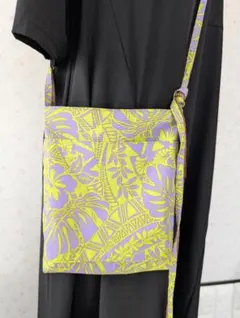 ハワイアン柄ハンドメイドポシェットNo.46