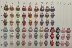 1つ50円.6個〜購入できます。ラブブネイルパーツ