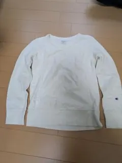 Champion アイボリー スウェット