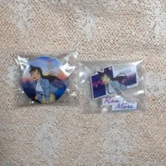 名探偵コナン セガラッキーくじ 缶バッジ アクリルキーホルダー 毛利蘭