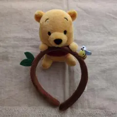 Disney　プーさん　カチューシャ　プー　ハチ　ぬいぐるみ