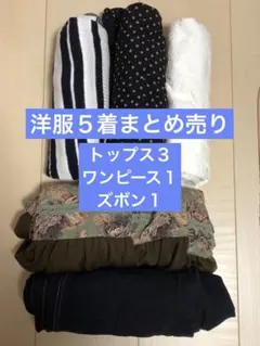 春夏秋服レディースまとめ売り 5着セット