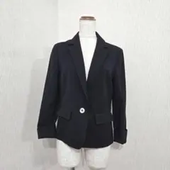 NOLLEY'S ノーリーズ シングルテーラードジャケット 38 濃ネイビー系