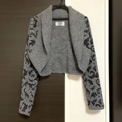 【美品】伊太利屋　ボレロ　カーディガン　ウール100%のサムネイル