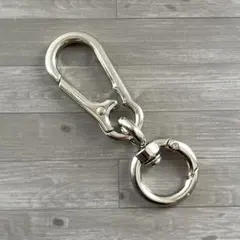 カラビナ キーリング シルバー キーホルダー アメカジ