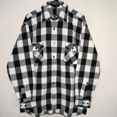 メンズシャツМサイズ　長袖シャツ　ギンガムチェック