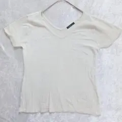C.D.S Basic アイボリー Vネック 半袖Tシャツのサムネイル