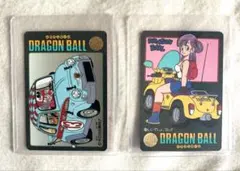 ドラゴンボール　ビジュアルアドベンチャーカードブルマ　レトロ　レア 2枚セット ドラゴンボール ビジュアルアドベンチャーカードブルマ レトロ レア 2
