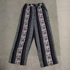 ♥【Ｍ】エスニック柄イージーパンツ サイズ38