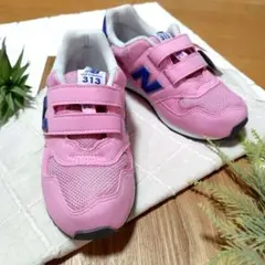 New Balance 313 ピンク ベルクロスニーカー