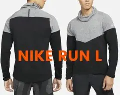 L ナイキ ラン ディビジョン スフィア エレメント ランニング ニット 黒