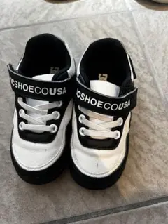 DC SHOECOUSA キッズ スニーカー ブラック ホワイトのサムネイル