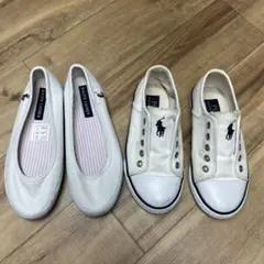 Polo Ralph Lauren ホワイト シューズ 17 18センチのサムネイル