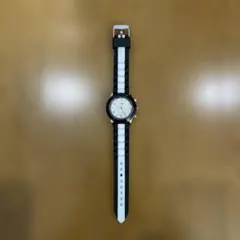 GENVA クロノグラフ 時計 ホワイト/ブラック