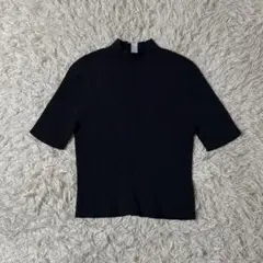 【美品】CFCL 半袖　リブ　ラメ　ニット　ポートレイト　サイズ3のサムネイル