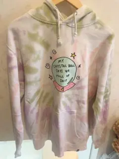 タイダイ柄 フード付きパーカー　古着