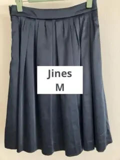 【Jines】ひざ下丈　スカート　ネイビーのサムネイル