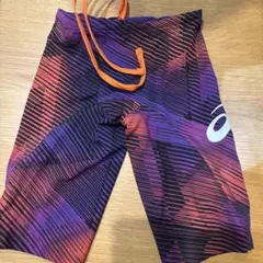 asics　競泳水着　高速水着 トップインパクト　2XSサイズ 　紫・オレンジ asics アシックス 競泳水着 高速水着トップインパクト Sサイズ 3