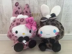 ギャルらび BIGぬいぐるみ　サンリオ　キティ　シナモン