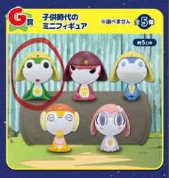 一番くじ ケロロ軍曹 G賞子供時代のミニフィギュア ちびケロ
