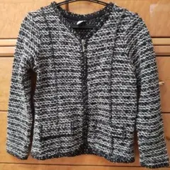 美品 ZARA KIDS コンサバ系 ノーカラージャケット フォーマル