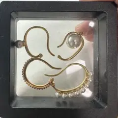 パールモチーフ イヤーカフ 4点セット