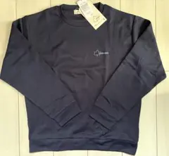 新品　 Lサイズ　LOGOS ロゴス　裏起毛トレーナー　黒