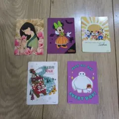 Disney store じゃんけんカード 5枚セット