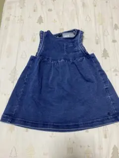 PETIT BATEAU デニムワンピース 74cm (12m)のサムネイル