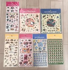 東京ディズニーリゾート ミニシール 7장 세트