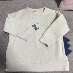 95サイズ　恐竜　トレーナー　裏起毛