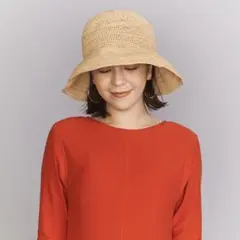 ビューティ＆ユース BEAUTE&YOUTH　BYラフィアハット　バケハ 麦わらのサムネイル