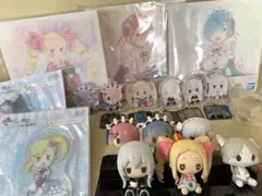 リゼロ　まとめ売り　ちょこのっこフィギュア　アクキー　レム　ラム　エキドナ　等